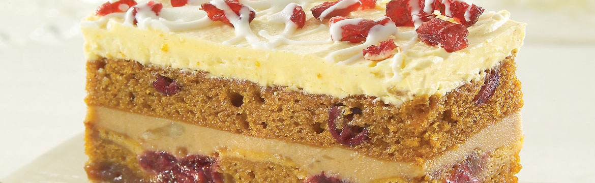 NEW Seasonal Pumpkin Cranberry Stack - available at participating locations